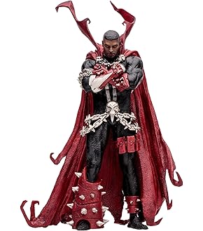 o*u様 【希少】McFarlane フライングスポーン スタチュー 全長74c スポーン』【スタチュー】「ブラック・ホワイト＆レッド・オール