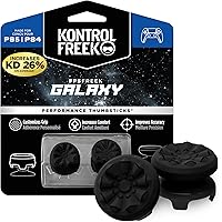 KontrolFreek FPS Freek Galaxy Black for Playstation 4 (PS4) and Playstation 5 (PS5) | Performance Thumbsticks | 1 High-Rise, 