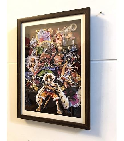 ONE PIECE 立体絵画　絵飾り 壁飾り ３D 立体MM Amazon | AooCare ONE PIECE ワンピース 画 周辺 グッズ 立体絵