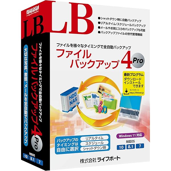BMGバックアップ Amazon | LB イメージバックアップ11 Pro | データ復元・バックアップ
