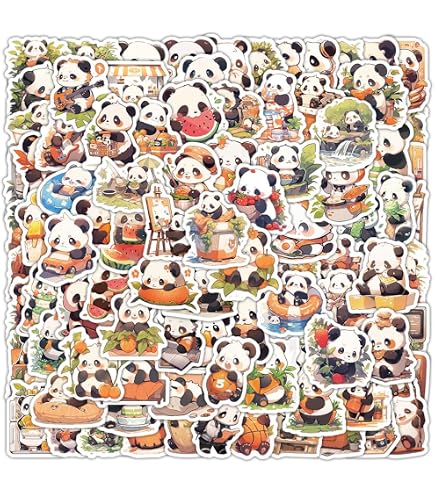 Amazon.co.jp: 村上隆 パンダ ステッカー シール murakami