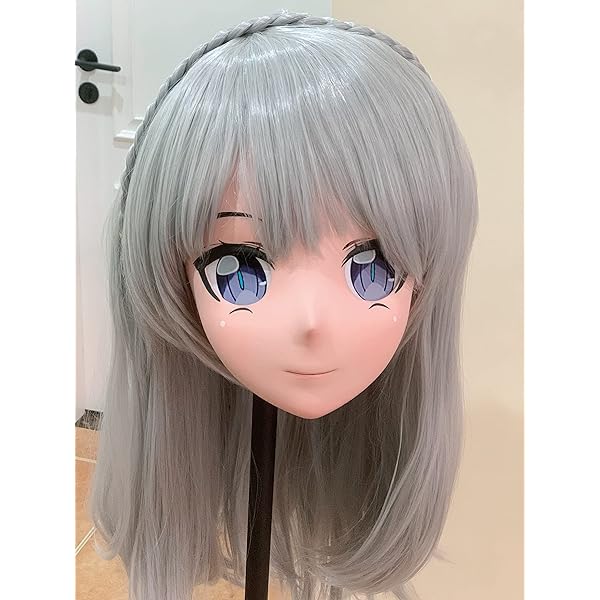 Amazon.co.jp: Latex Hood Full Head Kigurumi Doll Mask小純