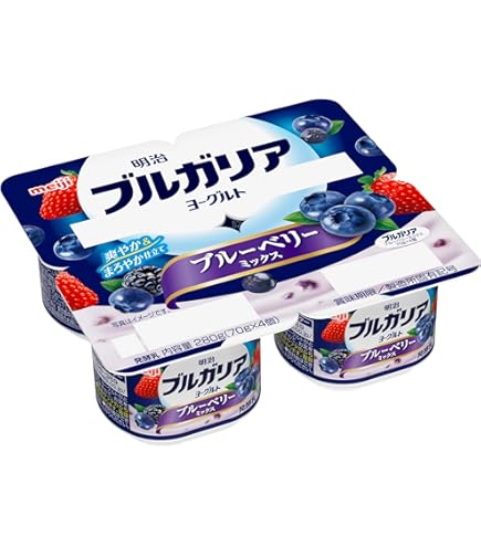 Amazon | 明治 ブルガリアヨーグルト脂肪0 ジューシー果実 苺 180g