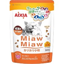 Amazon.co.jp: ミャウミャウ (MiawMiaw) カリカリ 小粒 580g ささみ味