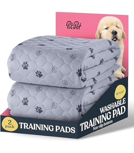Feandrea Washable Dog Pee Pads, 2 Pack, Reusable Dog Pads, 60x48