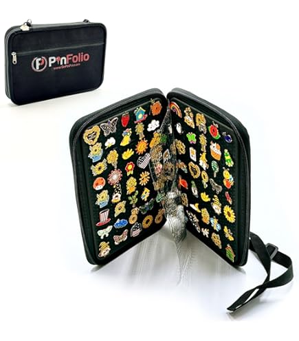 ピンバッジ 収納ケース ミニ PinFolio 海外 ピントレ ポーチ PinFolio ピンフォリオ ピンバッジ 収納ケース ピントレ ディズニー