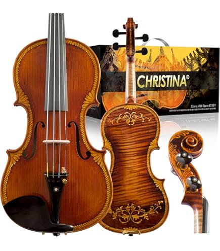 ヴァイオリン　クリスティーナ 4/4 成人(高学年)すぐにお使いいただけます Amazon | Christina v06 バイオリン4/4フルサイズ初心者向け