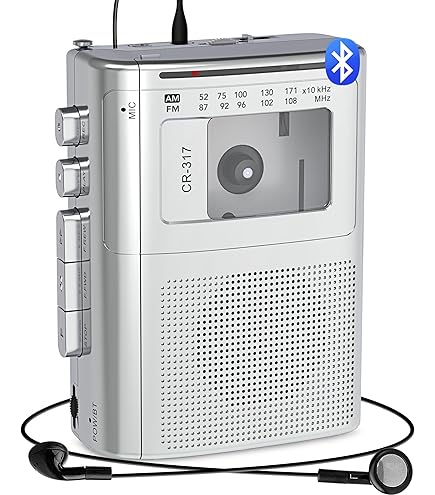 Portable Cassette Player Recorder, Compact Music Player, AM FM Radio Cassette Player, Built-in Speaker, USB Or 2 AA Batteries, Power Supply, With - View #12