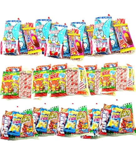 Amazon.co.jp: 駄菓子 お菓子 詰め合わせ 袋詰め 8個入り 10セット