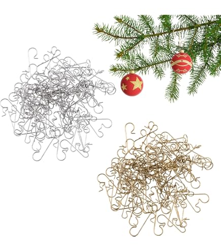 Amazon.co.jp: NALER S字メタルフック オーナメントフック 120本
