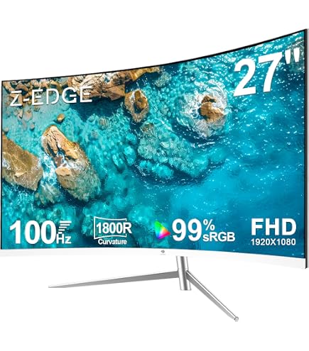 Amazon.co.jp: Z-Edge UG32P 32 インチ曲面ゲーミング モニター 16:9