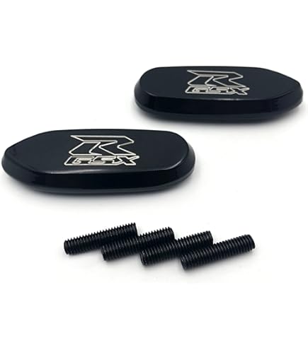 Amazon | Simnliras カーボンファイバーミラーブロックオフプレート