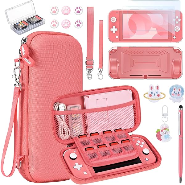 Nintendo Switch Lite Console - Coral : Amazon.sg: Video Games