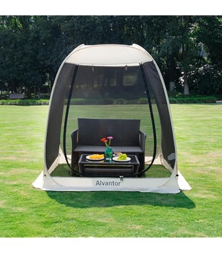 Amazon.co.jp: Alvantor バブルテント 透明ドームテント ガゼボ 12