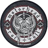 Motorhead ロックンロール バイカーパッチアート ヘビーメタル 音楽織り アップリケ