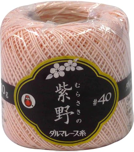 Amazon.co.jp: 横田 ダルマレース糸#40紫野10G巻 かすり 2350 Col.62