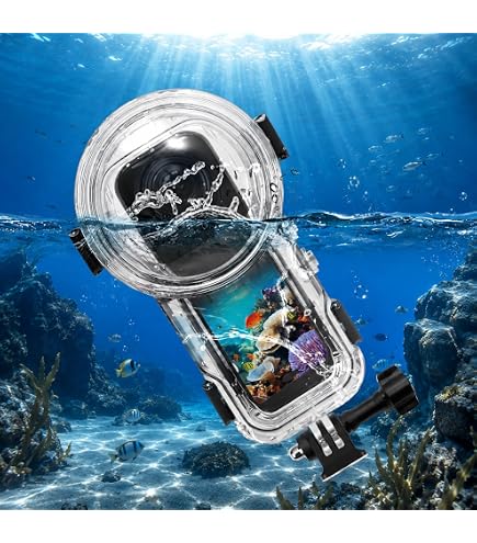 Amazon | Insta360 ONE X2 対応 防水ケース 潜水ケース ダイビング保護