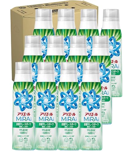 Amazon | アリエール ミライ 超濃縮 液体【ケース品】460g×12本 エリそ