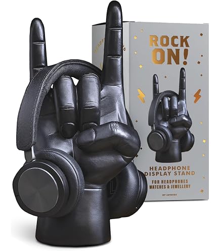 Amazon.co.jp: Rock On ヘッドホンスタンド - オーバーイヤー