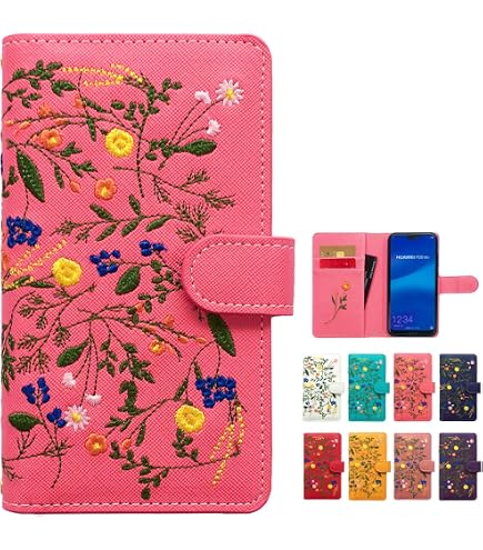 Amazon.co.jp: [村上隆] 手帳型 スマホ ケース お花柄 Flower Flip