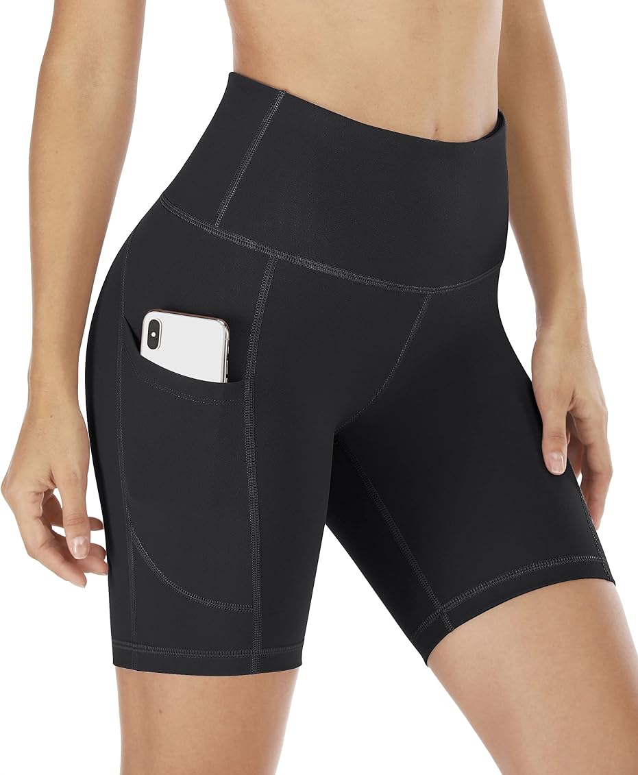 IUGA High Waist Yoga Pants Shorts with 