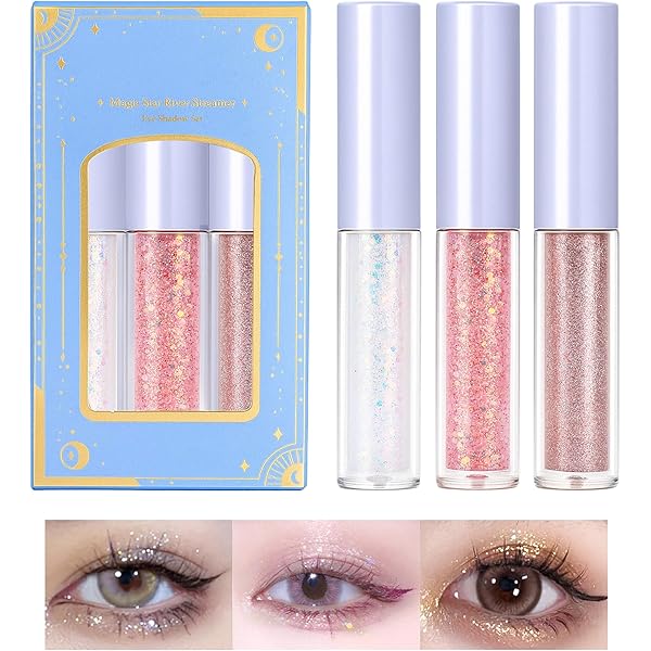 Amazon.co.jp: Boobeen カラフル グリッター アイライナー リキッド