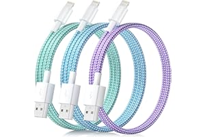 iphone 充電ケーブル 1m/2m/2m 3本セット ライトニングケーブル MFi認証 アイフォン充電ケーブル 急速充電&同期 データ転送 断線防止 超高耐久 lightningケーブル 14/13/12/8/SE/iPad/AirPods/Ca