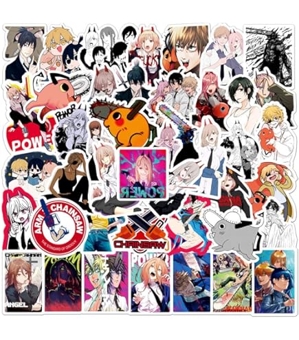ステッカー 50枚 シール セット アニメ Amazon.co.jp: forチェンソーマン ステッカー 50枚 防水 シールセット
