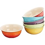 ル・クルーゼ(Le Creuset) ストーンウェア ボウル シリアルボール 460 ml レインボーコレクション 耐熱 耐冷 電子レンジ オーブン 対応 6個 セット 【日本正規販売品】