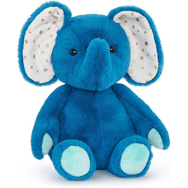 blue plush elephant