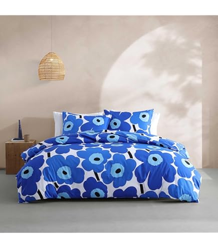 Amazon｜Marimekko - 掛け布団カバーセット、お揃いの枕カバー&ボタン
