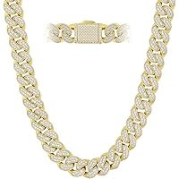 【5万分】KRKC&CO 14k czネックレス 14k czブレスレットセット KRKC 5mm テニス czダイヤ ブレスレット メンズ 14kゴールド