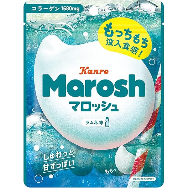 Amazon | カンロ マロッシュラムネ味 46g×6個 | カンロ | グミ 通販