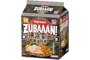 マルちゃん マルちゃんZUBAAAN! 横浜家系醤油豚骨 3食パック 130g×…