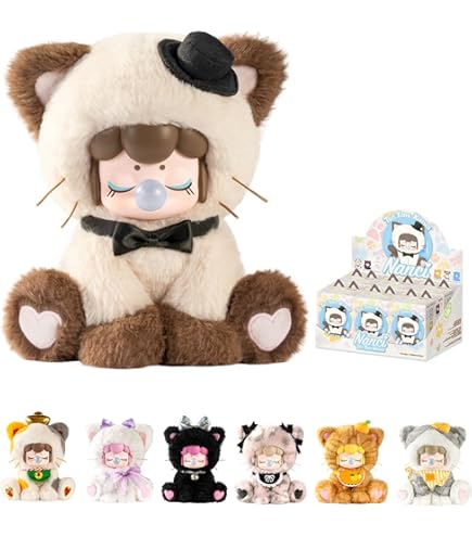 Amazon.co.jp: Rolife Nanci ブラインドボックス ぬいぐるみ 猫