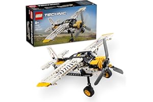 LEGO Technic Bush Plane 42198 Aircraft Toy, Airplane Model, Engineering Vehicle Gift Set for Kids Aged 8 and over (333 Pieces)