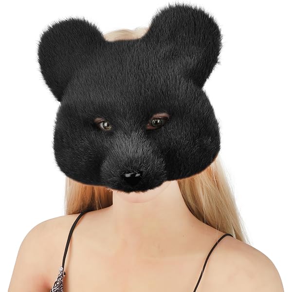 Amazon.co.jp: [LYING] 熊 仮面 被り物 動物 リアル お面 狼・悪魔