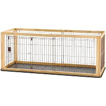 Amazon | リッチェル 木製スライドペットサークル レギュラー 