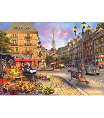 Clementoni – Puzzle Paris Montmartre 1500 Pièces – Collection High Quality – 59,2 X 84,3 Cm – Fabriqué En Italie – Durable Et écolo
