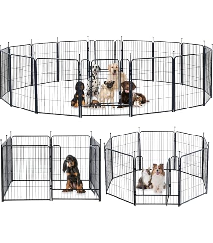 Amazon Gated Dog Pen Dog Kennel Playpen 36 Inch High, Gate