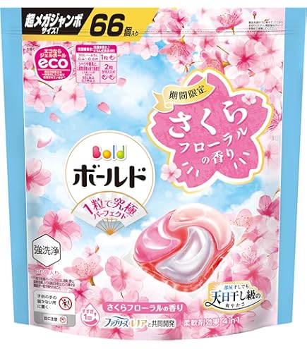 Amazon.co.jp: Procter & Gamble P&G ボールド ジェルボール 4D 華やか