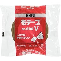 Amazon | 積水 布テープNo．600V 38x25 N60XV02 | 布テープ