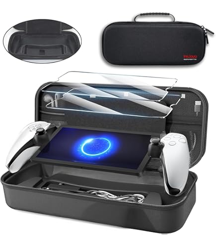 PlayStation Portal（クリアカバーとフィルムと保護ケース付き） PlayStation Portal 専用 クリア 保護カバー 傷や汚れを防ぐ