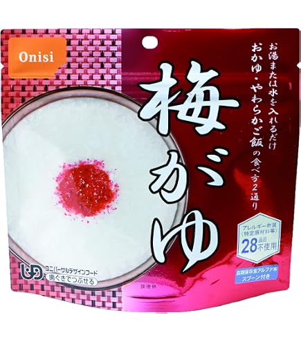 Amazon | 尾西食品 アルファ米 白がゆ 42g（非常食・保存食）×50個