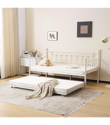 Amazon｜ベッドフレーム 下収納 メタルシングルベッド パイプ