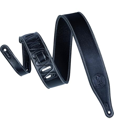 LEVY’S レザーストラップ PM32SF ブラック ギター ベース Amazon | Levy's Leathers ガーメントレザーストラップ フォームパッド