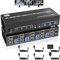 2ポート DP USB 3.0 KVMスイッチ トリプルモニター TD23-4 Amazon.co.jp: 2 HDMI + DisplayPort USB 3.0 KVMスイッチ3