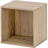 武田コーポレーション 【収納・ボックス・棚・積み重ね】 オーク 34.6×29.3×34.4cm スタッキングキューブシェルフH1-QBX3535OAK