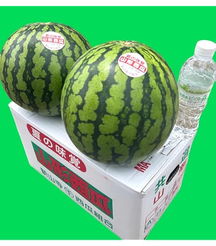 Amazon.co.jp: ダイナマイトスイカ (秀品 2L 6kg以上) 北海道 月形町