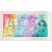 額縁　絵画　プリンセススタイル Amazon.co.jp: シルバーバッファロー ディズニー プリンセス